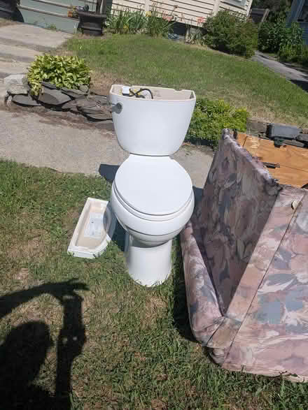Photo of free Scrap metal and toilet (North Ten Broeck Street) #1
