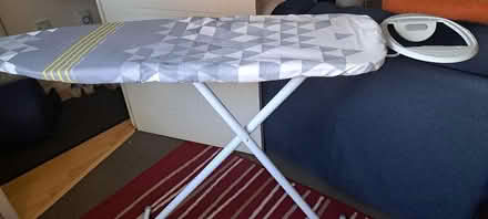 Photo of free Minky ironing board and steam iron (Hampton Hargate) #2