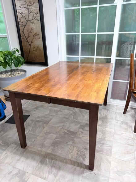 Photo of free Expandable Table with 8 chairs (Town of Louisa) #1