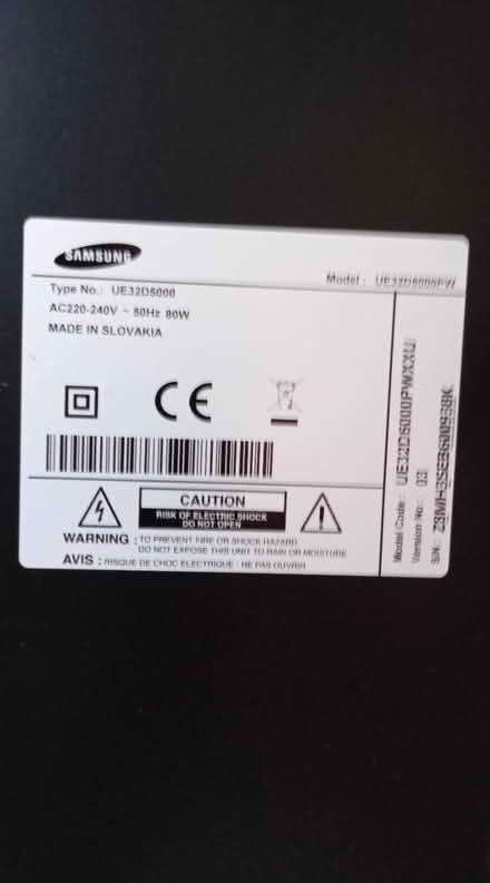 Photo of free Samsung TV (Great Malvern WR14) #1