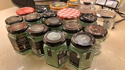 Photo of free small glass honey/ chutney jars (Maidstone ME15) #1