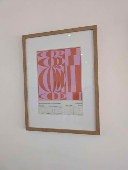 Photo of free Two 50x65cm wood frames (Stockwell/Clapham North SW9) #1