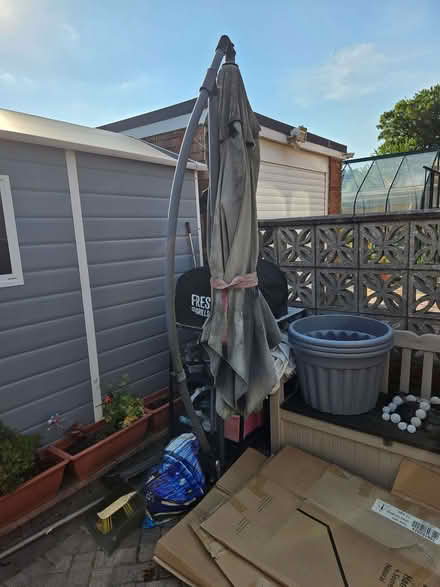 Photo of free Garden Parasol (Little Sutton CH66) #2
