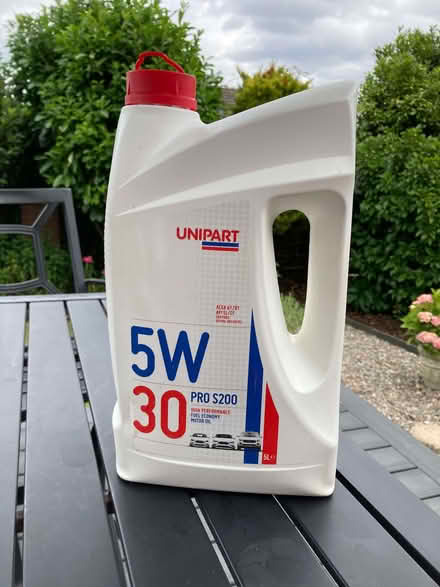 Photo of free Unipart 5 Litre Car Engine Oil 5W 30 Pro S200 (4L Left) (Calthwaite CA11) #3