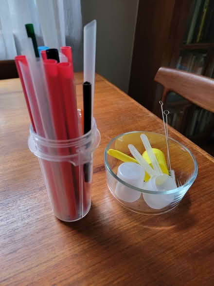 Photo of free Plastic straws & measuring scoops (North Oakland) #1