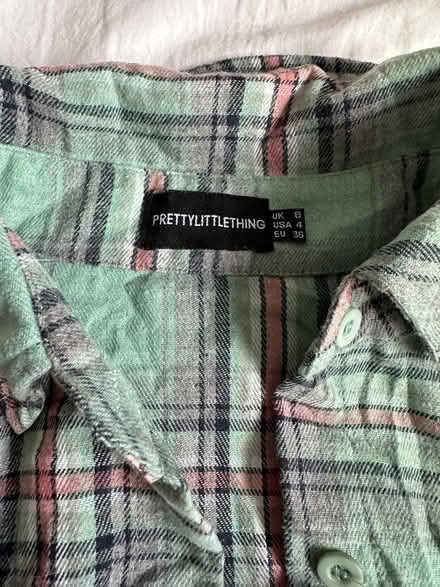 Photo of free Womens green oversized shirt size 8 (Brixton SW9) #2