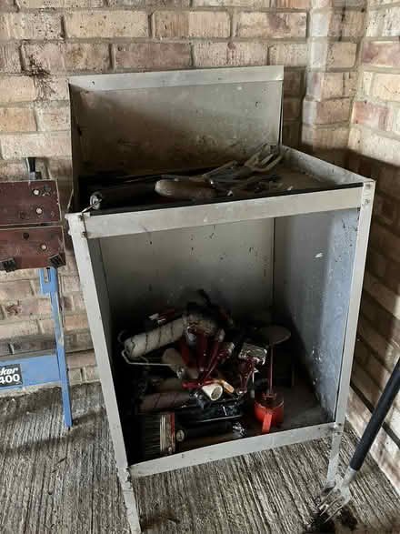 Photo of free Metal potting bench (Aldwick) #1