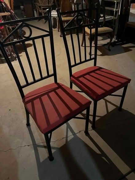 Photo of free Two wrought iron chairs (Chalfont PA) #2