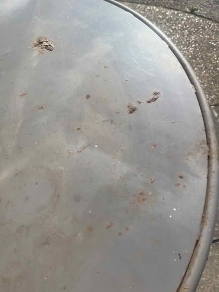 Photo of free Garden table - Small metal (Cricklewood NW2) #2