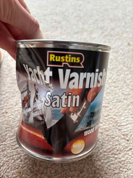 Photo of free Wood oil and yacht varnish (Tollington N4) #3