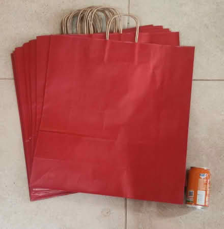 Photo of free Large red paper carrier bags (Stokenchurch HP14 3) #1