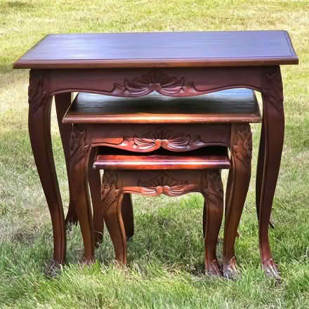 Photo of free 2 x Mahogany Side Table Nests (Llandderfel LL23) #2