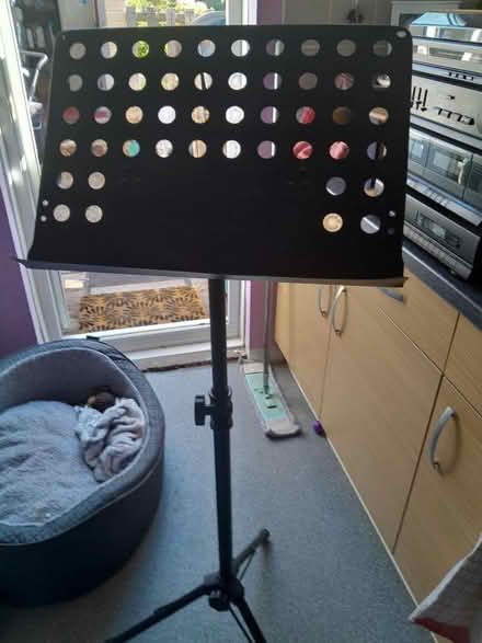 Photo of free Black music stand (Sidcup DA14) #1