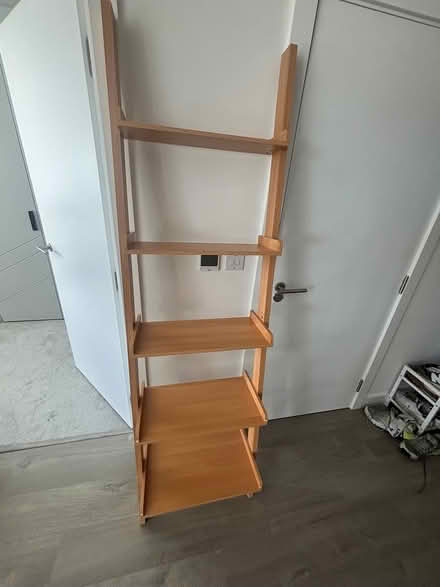 Photo of free Tall wooden bookshelf (N4 2WD) #2
