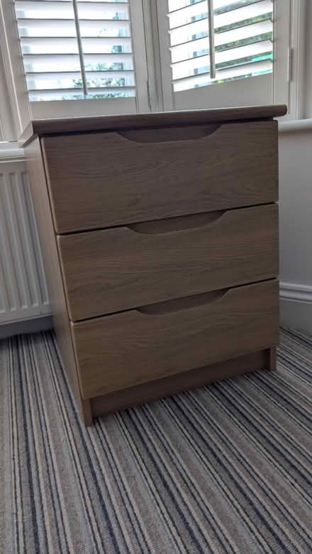 Photo of free oak effect bedside table (Bishop's Stortford) #1