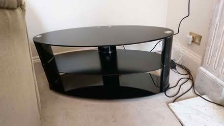 Photo of free Glass TV Stand (Bathwick BA2) #1