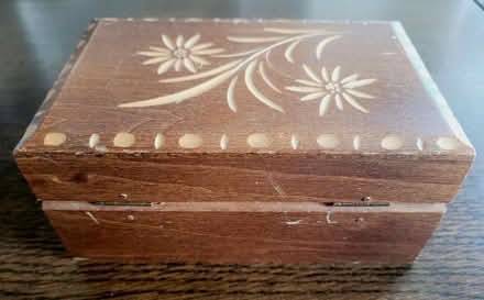 Photo of free Small carved wooden box (Adams Morgan) #4
