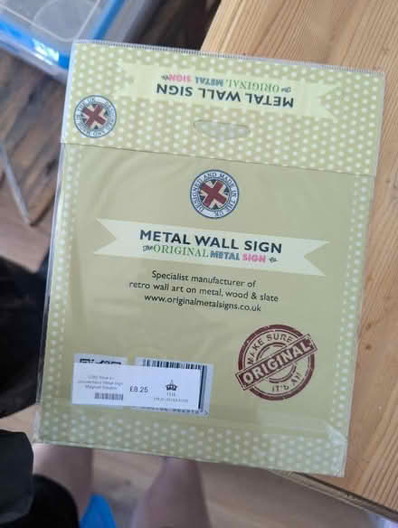 Photo of free Alice in Wonderland metal wall / door sign (Frenchay BS16) #2