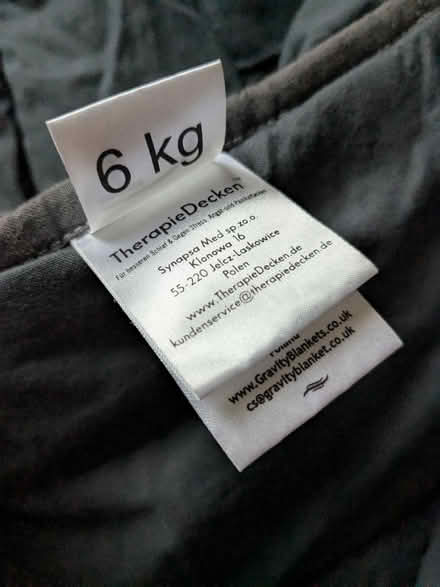 Photo of free Gravity weighted blanket 6kg (Moseley, Birmingham, B13) #3