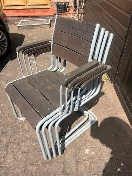 Photo of free Stackable chairs (Broseley TF12) #3