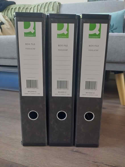 Photo of free 3 x Foolscap box files (Killiney) #1