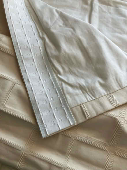 Photo of free Cream check bedroom curtains (Silverdale Road TN4) #2
