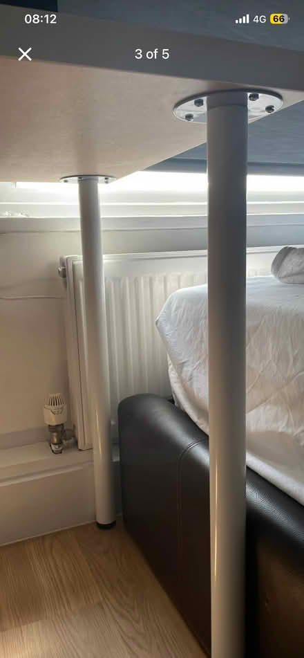 Photo of free White IKEA Desk Table (Ravenscourt Park W6) #3