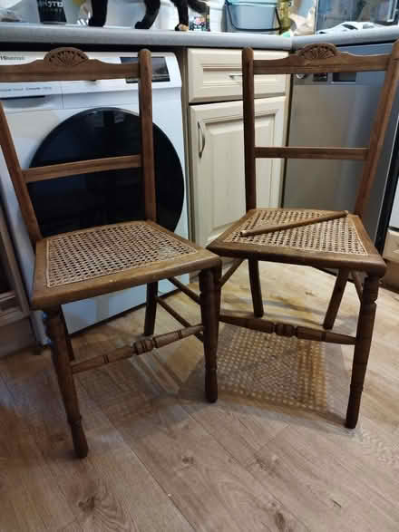 Photo of free Two kitchen table chairs (DE7 4SB) #1