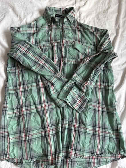 Photo of free Womens green oversized shirt size 8 (Brixton SW9) #1