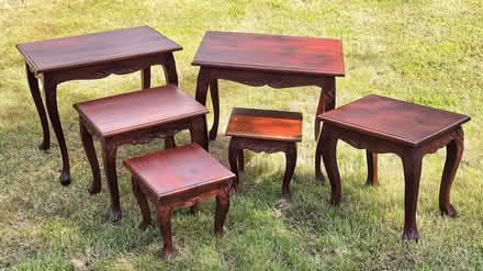 Photo of free 2 x Mahogany Side Table Nests (Llandderfel LL23) #3