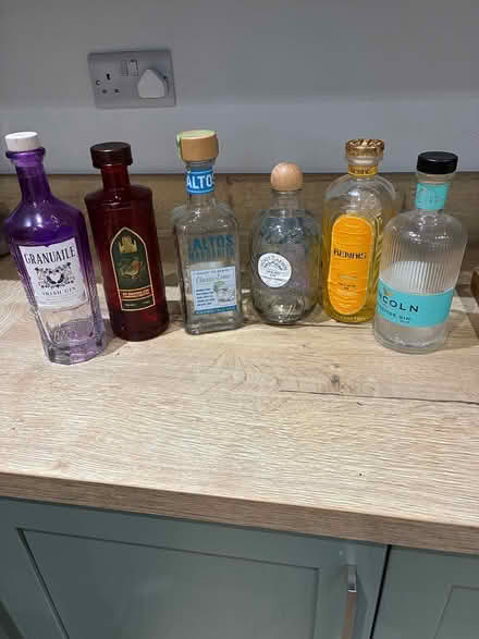 Photo of free Empty craft gin bottles (Oughtibridge S35) #1