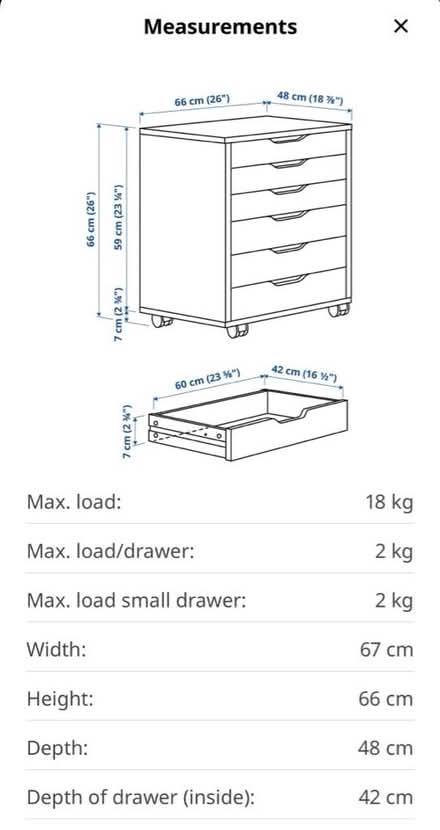 Photo of free IKEA ALEX Drawer Unit (Whitton TW2) #1