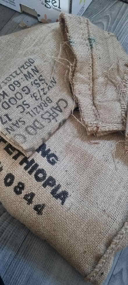 Photo of free Pieces of coffee bags/hessian (Penrith CA11) #1