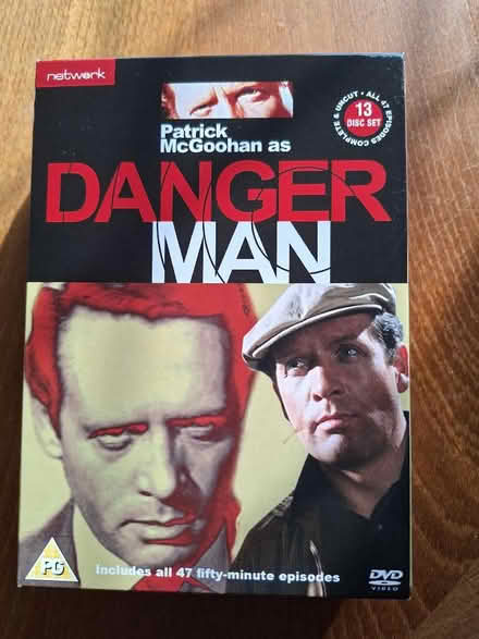 Photo of free Boxed set of Dangerman DVDs (Old Kesgrave IP5) #1
