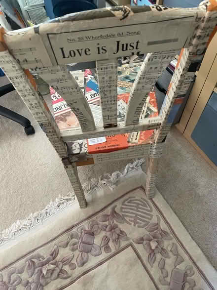 Photo of free Vintage Decoupaged Dining Chair (Surbiton KT6) #2