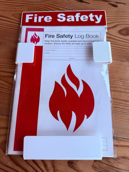 Photo of free Fire Safety Log Book with Wall-Mounted Holder (West Hill BN1) #1
