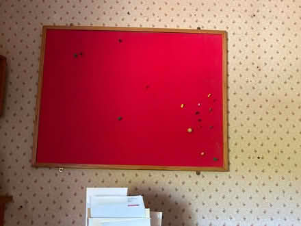 Photo of free Red felt notice board (Chipping Barnet EN5) #1