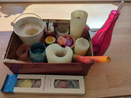 Photo of free Selection of old candles and candle holders (Menston LS29) #1