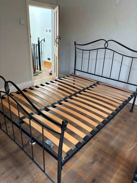 Photo of free King size metal bed frame (Hillmorton CV21) #1
