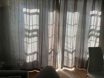 Photo of free Pair of long grey curtains (Bournemouth BH4) #1