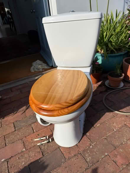 Photo of free Complete Toilet Set with Wooden Seat (West Hill BN1) #2