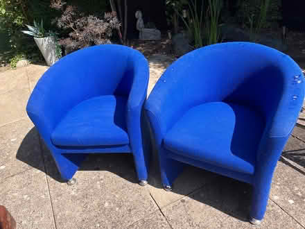 Photo of free 2 tub chairs (Drighlington (nr morley) BD11) #1