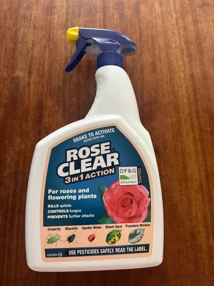Photo of free Rose Clear 3 in 1 (Kills aphids, controls fungus, protects) (West Wycombe HP14) #1