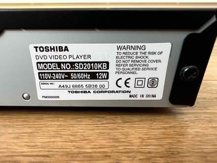 Photo of free Toshiba DVD player (KT6 Surbiton) #3