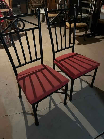 Photo of free Two wrought iron chairs (Chalfont PA) #1