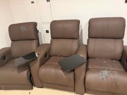 Photo of free Set of 3 recliners (City of Fairfax) #2