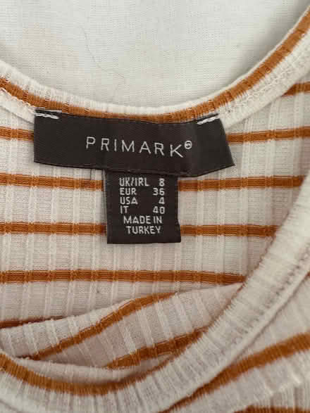 Photo of free Women’s stripped cropped top size 8 (Brixton SW9) #2