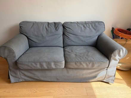 Photo of free ikea two seater grey sofa (Chipstead TN13) #1
