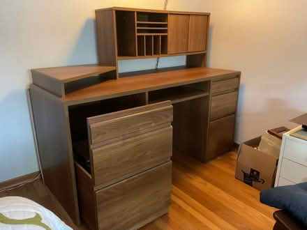 Photo of free Modern wooden desk (Lansdale) #1