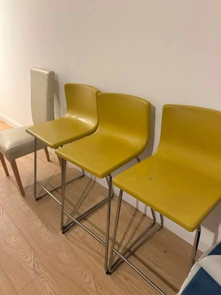 Photo of free Yellow chairs (Wicklow town) #1